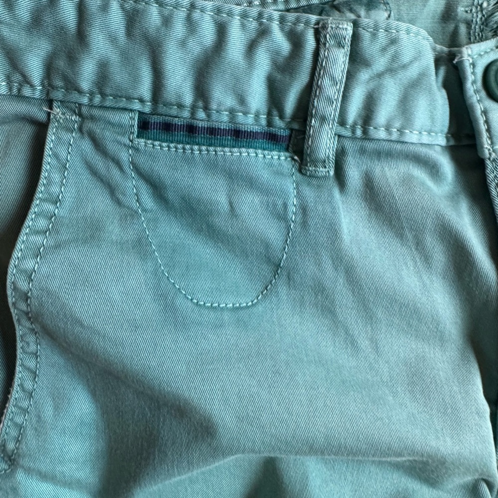 Anthropologie Relaxed chino blue green OOS online size 27 - Picture 8 of 12